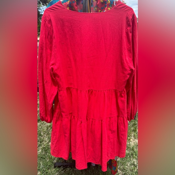 Vibrant Red Dress!!! - Picture 2 of 3